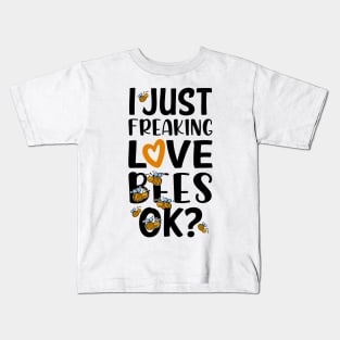 Love Bees Kids T-Shirt